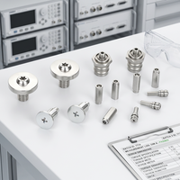 Connecteur de tuyau hexagonal SS316 usiné CNC de précision, raccord rapide fiable pour l'entretien des boucles de refroidissement liquide