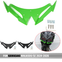 Ailerons avant de moto pour Kawasaki Ninja 500 2024-2026, coque de protection aérodynamique, déflecteur