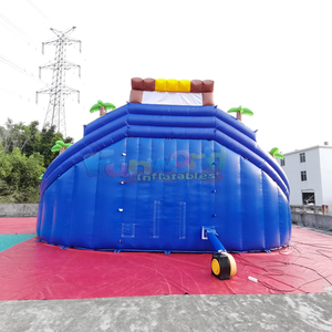 Tobogán Acuático Inflable de Doble Carril con Diseño de Delfín, de Grado Comercial, para Niños, con Piscina, para Fiestas al Aire Libre - Product Image 6