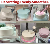 Machine automatique de glaçage et de distribution de crème pour gâteaux d'anniversaire, pains ronds et gâteaux au beurre