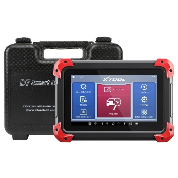 XTOOL D7 Full System Diagnostic Tool ECU Coding Bi-directional Control Automotive Scanner ABS Bleed Auto VIN Scan Free Update