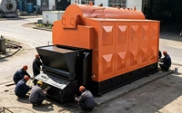 Peralatan Energi Termal Faith, Boiler Uap Industri Bertekanan Rendah Tipe Pipa Api Horizontal Daya Super Besar 800HP Merek Yongxing