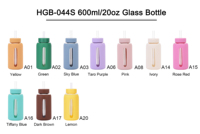Botella de Agua de Vidrio Transparente al por Mayor con Logotipo Personalizado, Resistente al Calor y al Frío, Antiarañazos, Ecológica