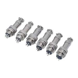 Gx12 2/3/4/5/6/7 סיכה זכר + נקבה 12 מ "מ 16 מ" מ L88-93 שקע תעופה מעגלי שקע מחבר חוט לוח עם מכסה פלסטיק - Product Image 2