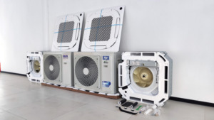 เครื่องปรับอากาศแบบคาสเซ็ตคุณภาพเดียวกัน 220V ราคาประหยัด 240000btu แบบทำความเย็นอย่างเดียว ใช้แก๊ส R410A - Product Image 2