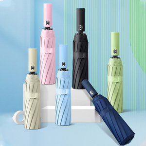 Paraguas Plegable Automático de 12 Varillas al por Mayor, Sombrilla de Viaje Resistente al Viento para Regalo Empresarial, Logotipo Personalizado, Precio de Fábrica, Listo para Enviar - Product Image 3
