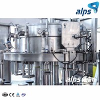Machine de remplissage automatique 3 en 1 pour boissons gazeuses, équipement d'embouteillage de soda et d'eau pétillante en bouteille PET