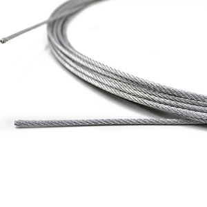 Высококачественные проволочные тросы из углеродистой стали, нелегко ослабить <span class=keywords><strong>7</strong></span>*<span class=keywords><strong>7</strong></span> 1,<span class=keywords><strong>5</strong></span> мм 2 мм 3 мм, низкая цена - Product Image 3