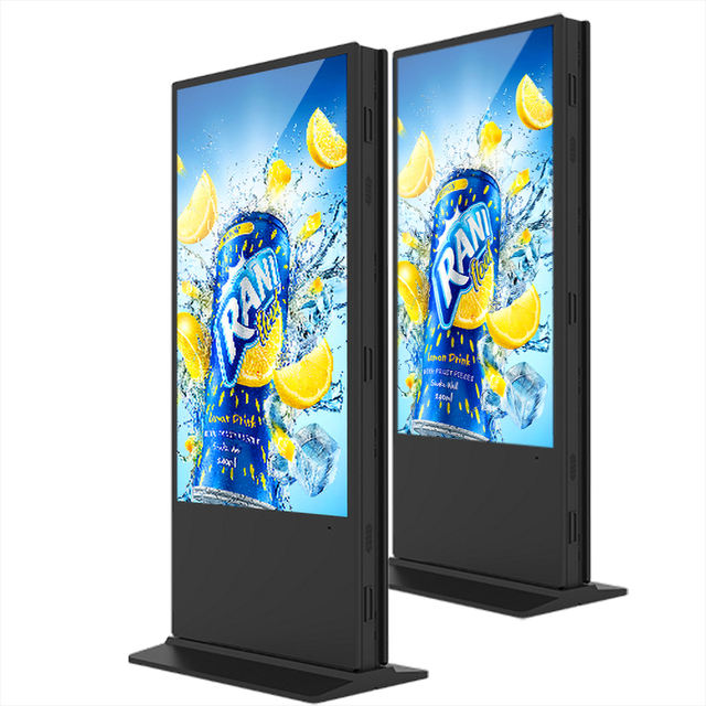 32 43 55 65 Inch Lcd Advertising Screen Smart Touch Panel Indoor Double Sided Digital Signage Kiosk