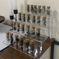 Organisateur de parfums multicouche en acrylique transparent, étagère à niveaux pour comptoir, présentoir de cosmétiques et de maquillage