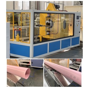 Machine à fabriquer des tuyaux en PVC de 110-315 mm, extrudeuse de tuyaux en PVC SJ92/188, ligne d'extrusion de tuyaux en plastique pour conduites d'eau et de câbles de 315-630 mm - Product Image 1