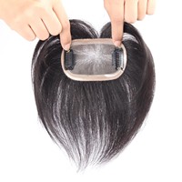 LONGFOR Perruque courte en cheveux naturels chinois pour femmes, base mono, volume naturel sans couture, couvre les cheveux gris, fournisseur de premier plan