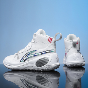 Brand Logo Custom Anti Slip High Top Professional Men <strong>Outdoor</strong> Sports Sneakers Breathable Blank Mesh Women <strong>Basketball</strong> <strong>Shoes</strong> - Product Image 4