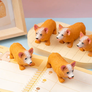 Juguete Sensorial de TPR con Forma de Perro Corgi, para Educación, Descompresión y Deformación - Product Image 1