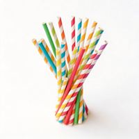 Pailles en papier jetables emballées individuellement, biodégradables, écologiques, en kraft, pour boissons, lait, thé, vente en gros