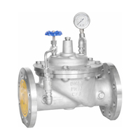 Vanne à flotteur télécommandée en acier inoxydable 100X Vanne de commande hydraulique DN50-DN600 à débit complet