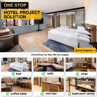Solution Complète pour Projets Hôteliers : Mobilier Hôtelier Personnalisé, Chambre d'Hôtel 5 Étoiles Luxe Moderne, Ensemble de Chambre d'Hôtel Personnalisé OEM ODM