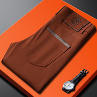 Pantalon homme en pur coton haut de gamme, fin, infroissable, pour affaires et loisirs, collection Printemps/Été 2026, vente en gros usine