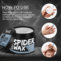113g Barber Top Choice HAIR Booster ENHANCE finition mate Med Hold TEXTURES argile pommade araignée cheveux crème cire pour hommes