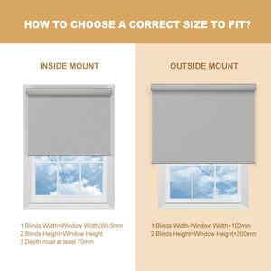 Stores enrouleurs électriques télécommandés jour/nuit à installation intégrée, tissu fin uni, contrôle par application, directement de l'usine - Product Image 6
