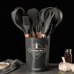 12 cái Tiện Ích Nhà Bếp Công cụ nấu ăn không dính đồ dùng nhà bếp thiết lập Silicone Đồ dùng nấu ăn thiết lập - Product Image 6