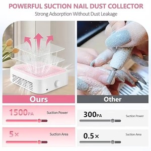 Nail Dust Collector for Salons: Vacuum Fan Dust Suction Machine for Beginners DIY - Manicure Pedicure Tool - Product Image 6
