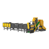 Trituradora de Tubos TerruMash con Motor para Paletas y Plásticos PP/PE/ABS/PS, Potencia de 30+30 kW, 1 Año de Garantía
