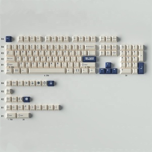 <span class=keywords><strong>GMK</strong></span> Seafarer Tastenkappen Cherry-Profil 129 Tasten PBT Dye-Sub Keycap für MX-Schalter Mechanische Tastatur <span class=keywords><strong>ISO</strong></span>-Tastenkappen - Product Image 2