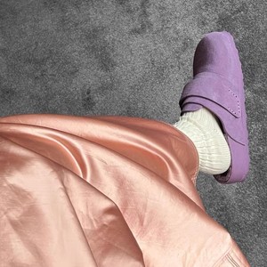 Vacchetta da donna pelosa viola per <span class=keywords><strong>pantofole</strong></span> con Sole di velluto spesso per il Comfort invernale in Velcro cotone per <span class=keywords><strong>pantofole</strong></span> - Product Image 6