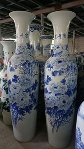 Grande vaso da disegno ad angolo grande vaso di fiori <span class=keywords><strong>per</strong></span> soggiorno in ceramica grande vaso - Product Image 3