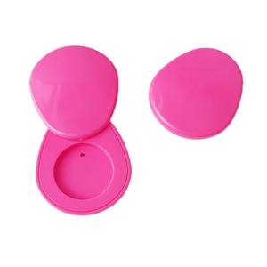 Stok 2.2ml kotak bubuk putar merah muda <span class=keywords><strong>Barbie</strong></span> untuk krim perona kemasan kosmetik desain Logo kustom - Product Image 5