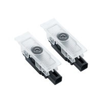 2 Piezas de Luces LED de Bienvenida para Puerta de Coche Maserati Quattroporte Levante Ghibli, Proyector de Sombra Fantasma con Logotipo