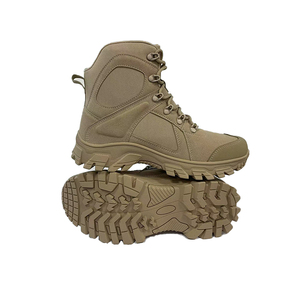 Stivali Tattici da Addestramento Alti da <span class=keywords><strong>Uomo</strong></span> Nuovo Stile di Tendenza Durevoli e Comodi <span class=keywords><strong>Suola</strong></span> in Gomma Pelle Artificiale Tutte le Stagioni - Product Image 4