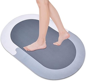 Super <b>Absorbent</b> Diatom Mud Floor <b>Mat</b> Reusable Bathroom Rug Non-slip <b>Water</b> Absorbing <b>Mat</b> - Product Image 1