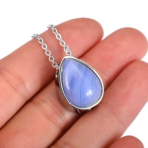 Nouvel Arrivage Direct Usine Collier Ras-du-cou en Acier Titane avec Pendentif Goutte d'Eau pour Cendres Commémoratives - Product Image 1