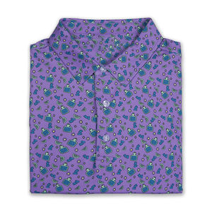 ODM Golf de luxe pour hommes pour polos haute qualité Polyester Spandex Slim Fit respirant partout imprimé numérique T-shirts pour hommes - Product Image 6