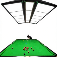 Lumière de billard de haute qualité LED pour billard, snooker et pool avec composants en plastique, résistante à l'eau et réglable pour les clubs