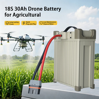 Batterie intelligente 30000mAh 66.6V 18S pour drone de pulvérisation agricole, batterie UAV rechargeable de 50 litres