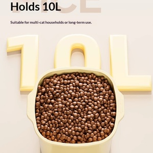 Contenedor de Almacenamiento de Alimentos para Mascotas, Hermético y Plegable, de Plástico, para Alimentos Secos para Perros y Gatos, Venta al Por Mayor - Product Image 2