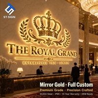 Panneau d'affichage LED personnalisé Shuntai, signalétique commerciale, étanche, extérieur, panneau rétroéclairé en acrylique 3D pour boutique, magasin, hôtel, façade de vitrine