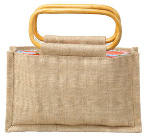 ถุงกระสอบป่านแบบมีหูหิ้วสามขวด ถุงกระสอบป่านใส่แยม ถุงย่อยสลายได้ ผลิตในรัฐเบงกอลตะวันตก ประเทศอินเดีย - Product Image 4