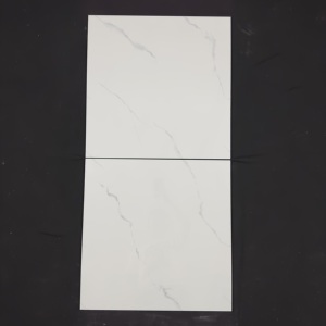 <span class=keywords><strong>Carrelage</strong></span> en porcelaine poli <span class=keywords><strong>effet</strong></span> marbre blanc 60 x 60, finition douce, nouveau design - Product Image 5