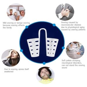 4pcs एंटी-खर्राटे सिलिकॉन और प्लास्टिक नाक vents स्थापित करने के लिए वैज्ञानिक रूप से डिज़ाइन किए गए नींद सहायता उपकरण - Product Image 3