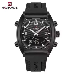 นาฬิกา NAVIFORCE 9242 รุ่นใหม่ นาฬิกาควอตซ์ดิจิตอลสำหรับผู้ชาย ดีไซน์ทันสมัย สายซิลิโคน กันน้ำ นาฬิกาสปอร์ตแบบลำลอง ปี 2025 - Product Image 4