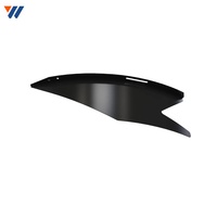 Plaque de protection dentée en tôle estampée OEM pour accélérateur d'alimentation de moissonneuse-batteuse industrielle personnalisée YW