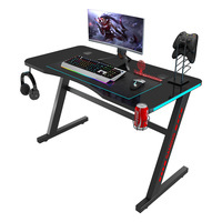 Escritorio para Juegos de Diseño Nuevo en Oferta, Escritorio para Juegos en Forma de Z Personalizado, Escritorio para Juegos de Computadora Homall
