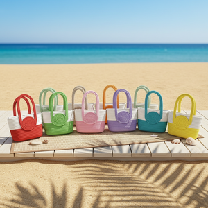 Nouveauté 2026 : Sacs cabas en corde de coton tressée à deux poignées pour <span class=keywords><strong>femme</strong></span>, sacs à bandoulière de vacances, sacs à main carrés au crochet pour <span class=keywords><strong>femme</strong></span> - Product Image 2