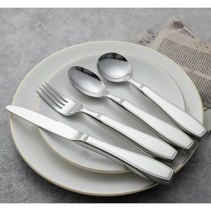 High-End 304 Stainless Steel Forged Roman Column Western Steak Knife Fork Luxury Restaurant Hotel Tableware Set for Home - Product Image 1