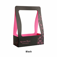 Boîte d'emballage pour fleurs portable et imperméable sur mesure, en carton ondulé rigide, couleurs personnalisées, tendance mode