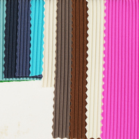 Tissu côtelé en nylon et élasthanne, extensible, respirant, teint, écologique, pour vêtements de sport, maillots de bain, lingerie, vêtements de danse, vêtements sculptants